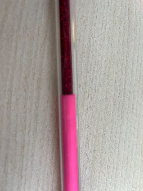 Baguette élite Pastorelli Pailletée Rouge (30) Grip rose