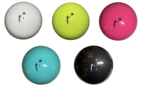Ballon De Gymnastique Rythmique 15cm (5.9") Avec Paillettes - Pour Danse, Pilates, Entraînement - Renforcement Musculaire & Équilibre