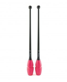 NOUVEAU ! Massues Encastrables FIG Venturelli 41,5 cm bi colores-NOIR/ROSE FLUO