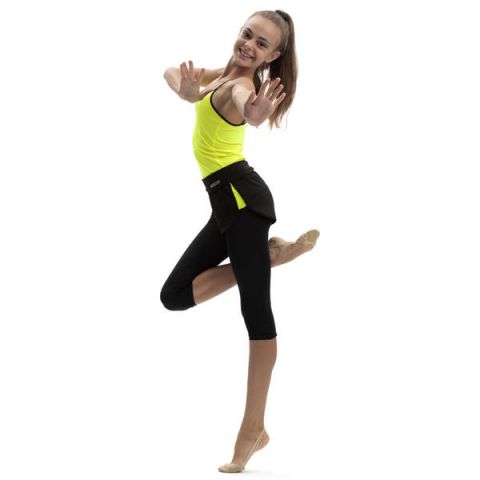 Short noir Pastorelli noir/jaune fluo taille (12 ans)